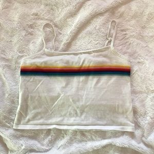 Brandy Melville Illusion Top - White